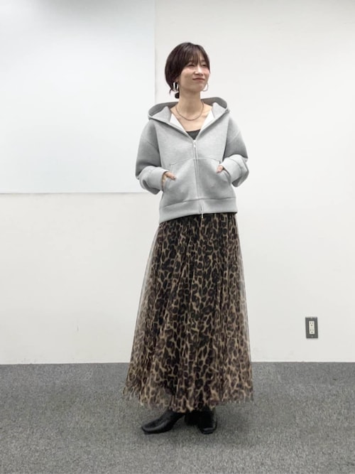 ラルータ LARUTA レオパード柄 ボリュームチュールスカート LARUTA】ボリュームチュールスカート（スカート）｜LARUTA（ラルータ