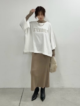 「アイテム（ワンピース/ドレス）」を使った、Haruさん（レディース・160cm・30代）の秋コーディネート