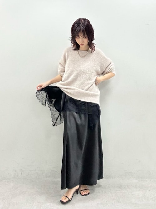 LARUTA】前後2WAY裾レースキャミブラウス（キャミソール）｜LARUTA