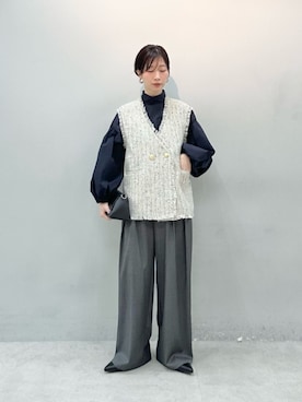 「LARUTA（ラルータ）のアイテム」を使った、Haruさん（レディース・160cm）の冬コーディネート