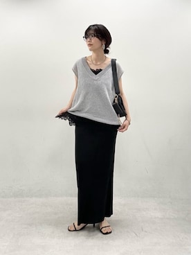「LARUTA（ラルータ）のアイテム」を使った、Haruさん（レディース・160cm）の春コーディネート