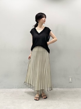 「LARUTA（ラルータ）のアイテム」を使った、Haruさん（レディース・160cm）の春コーディネート