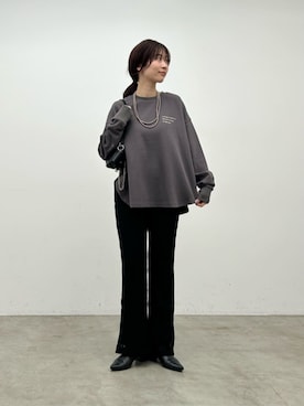 「LARUTA（ラルータ）のアイテム」を使った、Haruさん（レディース・160cm）の冬コーディネート