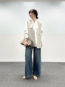 「LARUTA（ラルータ）のアイテム」を使った、Haruさん（レディース・160cm）の冬コーディネート