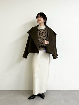 「アイテム（ノーカラージャケット）」を使った、Haruさん（レディース・160cm）の夏コーディネート