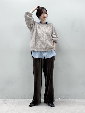 Haruさん（骨格ウェーブ・レディース・160cm）の秋コーディネート