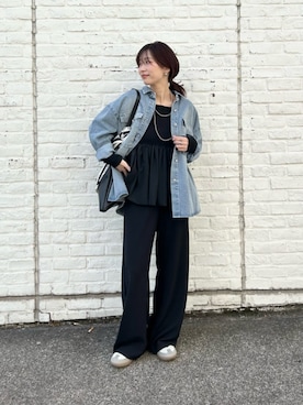 「LARUTA（ラルータ）のアイテム」を使った、Haruさん（レディース・160cm）の冬コーディネート