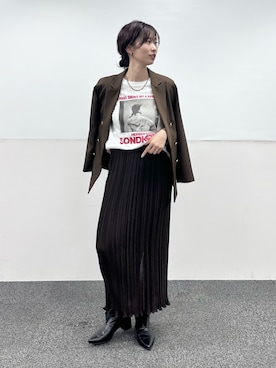 「アイテム（テーラードジャケット）」を使った、Haruさん（レディース・160cm・30代）の秋コーディネート