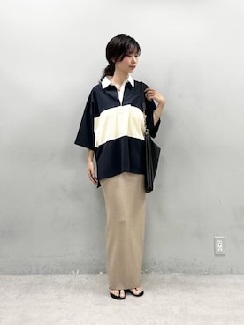 「LARUTA（ラルータ）のアイテム」を使った、Haruさん（レディース・160cm）の春コーディネート