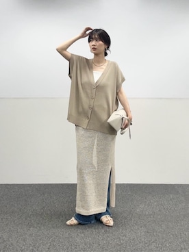 「LARUTA（ラルータ）のアイテム」を使った、Haruさん（レディース・160cm）の春コーディネート