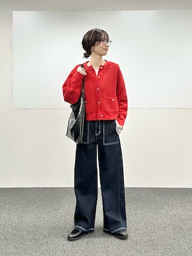 「LARUTA（ラルータ）のアイテム」を使った、Haruさん（レディース・160cm）の冬コーディネート