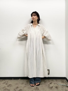 「LARUTA（ラルータ）のアイテム」を使った、Haruさん（レディース・160cm）の夏コーディネート