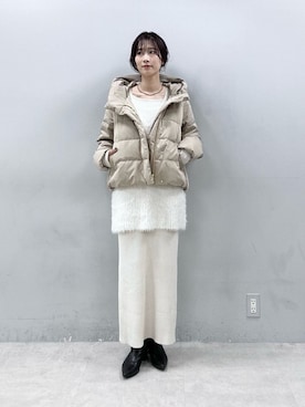 「アイテム（ワンピース/ドレス）」を使った、Haruさん（レディース・160cm・20代）の冬コーディネート