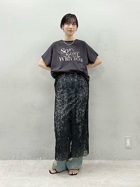 「アイテム（デニムパンツ）」を使った、Haruさん（レディース・160cm・30代）の夏コーディネート