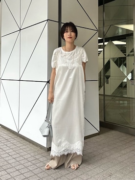 「LARUTA（ラルータ）のアイテム」を使った、Haruさん（レディース・160cm）の夏コーディネート