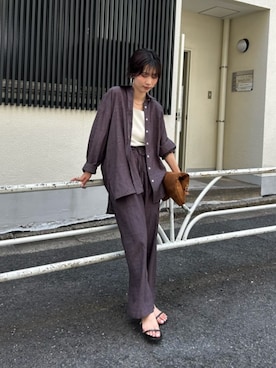 「LARUTA（ラルータ）のアイテム」を使った、Haruさん（レディース・160cm）の春コーディネート