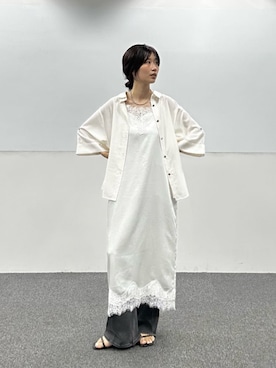 「LARUTA（ラルータ）のアイテム」を使った、Haruさん（レディース・160cm）の夏コーディネート