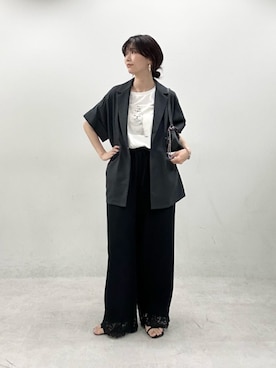 「LARUTA（ラルータ）のアイテム」を使った、Haruさん（レディース・160cm）の春コーディネート