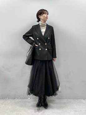 「アイテム（ジャケット/アウター）」を使った、Haruさん（レディース・160cm・30代）の秋コーディネート