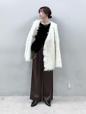 「アイテム（カーゴパンツ）」を使った、Haruさん（レディース・160cm・30代）の秋コーディネート