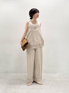 「LARUTA（ラルータ）のアイテム」を使った、Haruさん（レディース・160cm）の春コーディネート