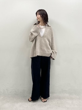 「LARUTA（ラルータ）のアイテム」を使った、Haruさん（レディース・160cm）の冬コーディネート