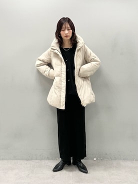 「アイテム（ワンピース/ドレス）」を使った、Haruさん（レディース・160cm・20代）の冬コーディネート