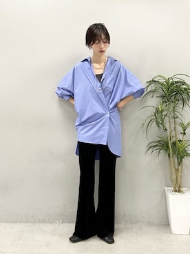 「アイテム（シャツ/ブラウス）」を使った、Haruさん（レディース・160cm・30代）の冬コーディネート