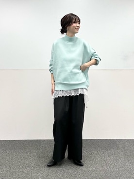 「アイテム（キャミソール）」を使った、Haruさん（レディース・160cm・20代）の冬コーディネート