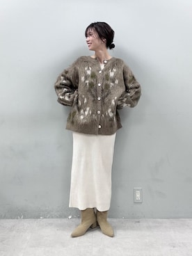 「アイテム（ブーツ）」を使った、Haruさん（レディース・160cm・30代）の冬コーディネート