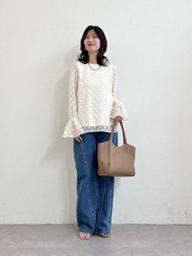 「LARUTA（ラルータ）のアイテム」を使った、Haruさん（レディース・160cm）の冬コーディネート