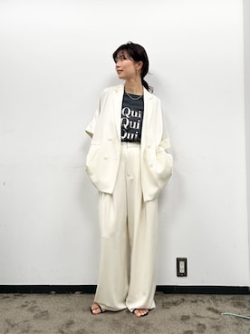 「LARUTA（ラルータ）のアイテム」を使った、Haruさん（レディース・160cm）の夏コーディネート