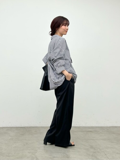 LARUTA（ラルータ） ブラウス シャツ 「LARUTA」スキッパー長袖シャツ 