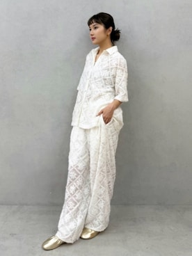 「Ungrid（アングリッド）のアイテム（バレエシューズ）」を使った、YUIさん（レディース・167cm）の秋コーディネート