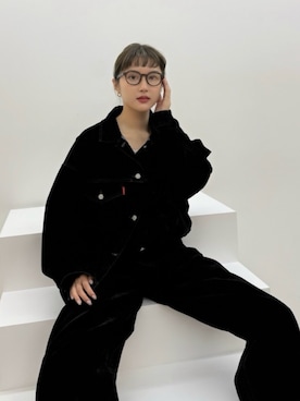 「アイテム（スリッポン）」を使った、YUIさん（骨格ストレート・レディース・167cm）の秋コーディネート