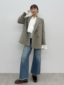 ワッペンデザインルーズ起毛ジャケット｜アングリッド（Ungrid）公式