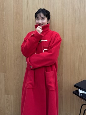 「アイテム（ダッフルコート）」を使った、YUIさん（レディース・167cm）の秋コーディネート