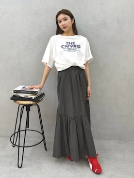 「Ungrid（アングリッド）のアイテム」を使った、YUIさん（骨格ストレート・レディース・167cm）の夏コーディネート