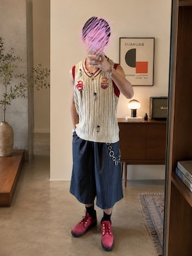 「sedacle（セダクル）のアイテム」を使った、𝕽𝖞𝖚𝖍𝖊𝖎🐇相互さん（メンズ・170cm）の春コーディネート