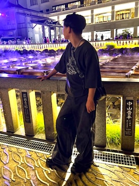 「Chikashitsu +（チカシツプラス）のアイテム」を使った、mokkoo7さん（メンズ・164cm）の夏コーディネート