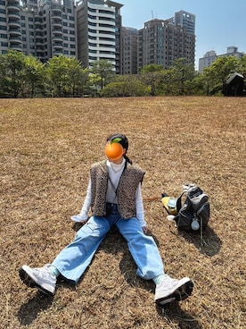 「Gozo（ゴソ）のアイテム」を使った、Han🍊さん（レディース・152cm）の春コーディネート