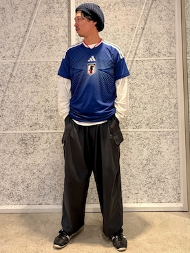 「アイテム（シューズ）」を使った、T.Sさん（メンズ・190cm）の秋コーディネート