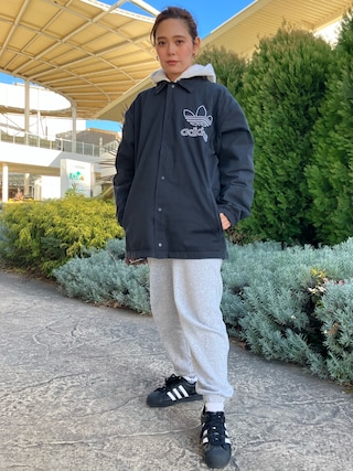 アディダス オリジナルス　ライトコットンブルゾン　トレフォイル　サイズM アディダス オリジナルス ライトコットンブルゾン トレフォイル