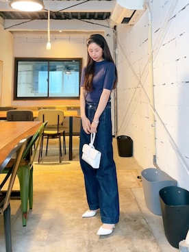 パンツを使った「ユニクロマメクロゴウチ」の人気ファッション