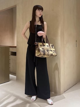 「ROPE'（ロペ）のアイテム」を使った、araiさん（レディース・174cm）の春コーディネート