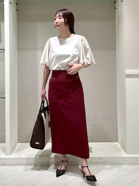 「キャメル」｜shihoさん（レディース・157cm）の秋コーディネート
