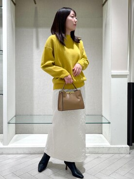 「タイト」｜「アイテム（ブーツ）」を使った、shihoさん（レディース・157cm）の秋コーディネート