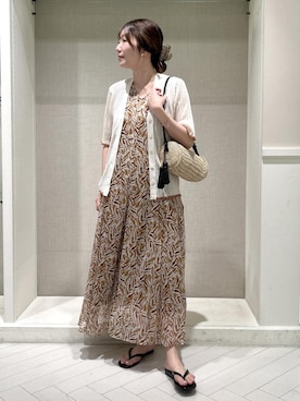 「ROPE'（ロペ）のアイテム」を使った、shihoさん（レディース・157cm）の夏コーディネート