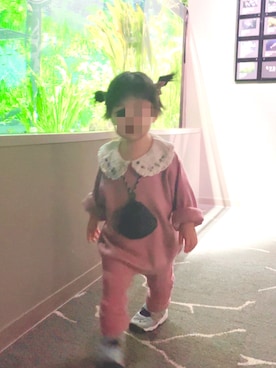 「ZARA KIDSのアイテム（トップス）」を使った、junjun6262さん（キッズ・80cm）の冬コーディネート