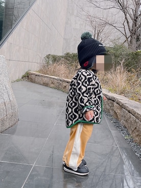 「MARKEY'S（マーキーズ）のアイテム（ジャケット/アウター）」を使った、junjun6262さん（キッズ・80cm）の冬コーディネート